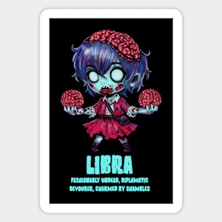 Libra Zombie Magnet